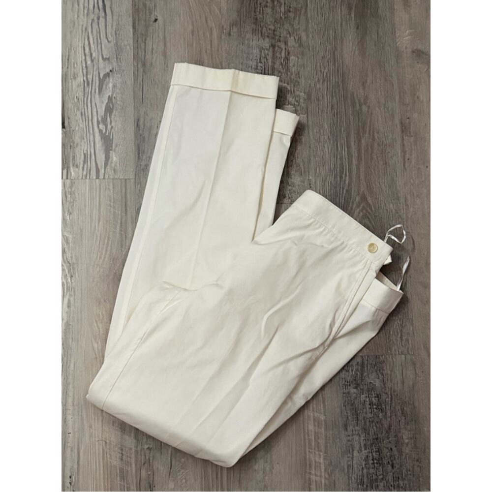 Gabriela Hearst Cotton Trouser Straight Leg Pants Size 40 US - Picture 6 of 8
